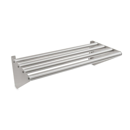 John Boos BHS1672-T Wall-Mount 72" W x 16" D Tubular Shelf