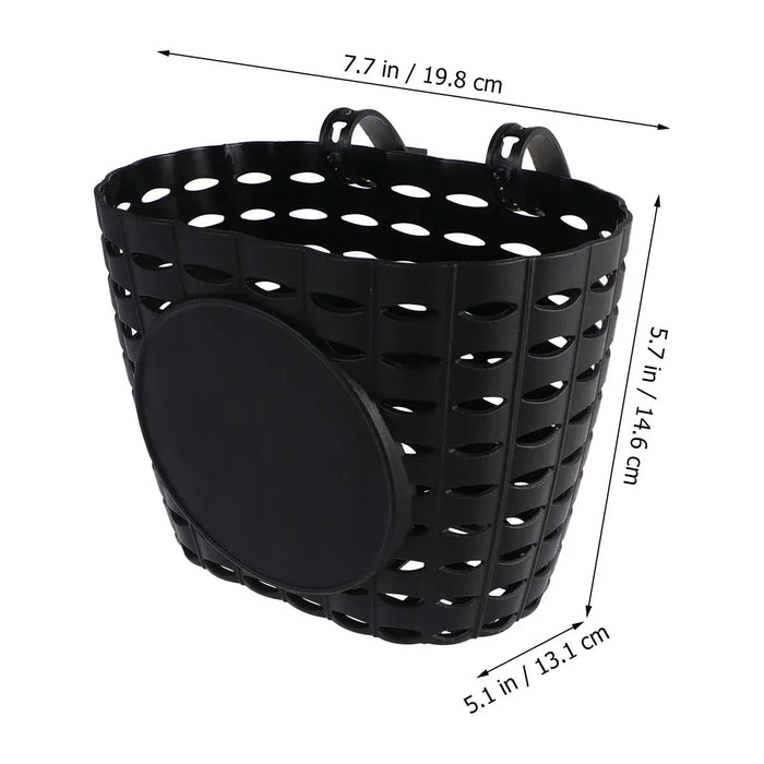 Bicycle Basket Plastic Basket Bike Carrying Storage Replacement Front