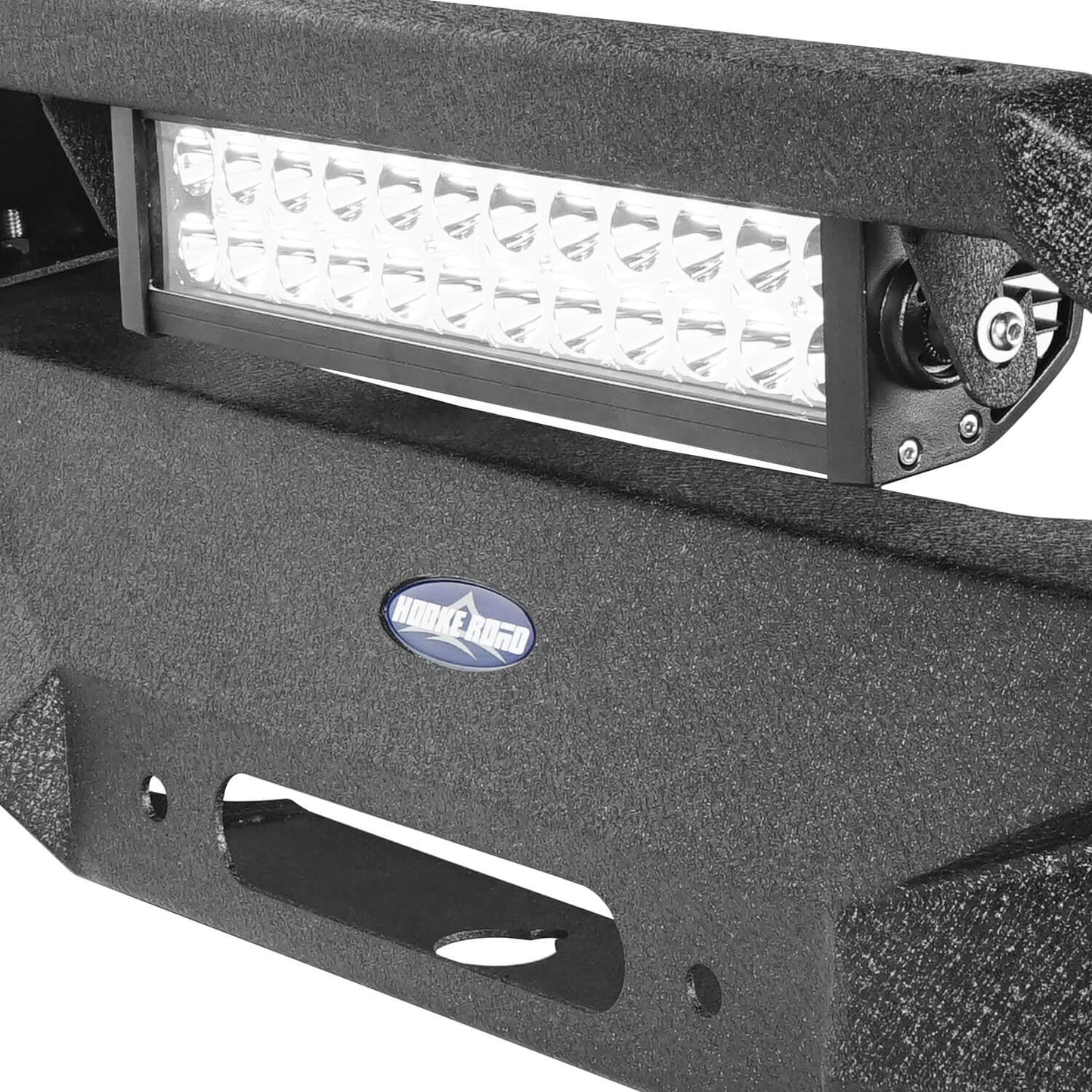 Hooke Road Blade Master Front Bumper w/Winch Plate & Light Bar(07-18 Jeep Wrangler JK)