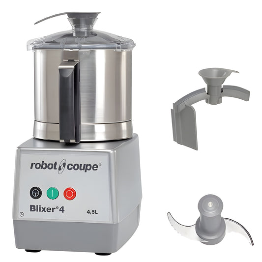 Robot Coupe Blixer 4 4.75 Qt. Single Speed Food Processor / Blender & Mixer - 1.5 Hp / 120v