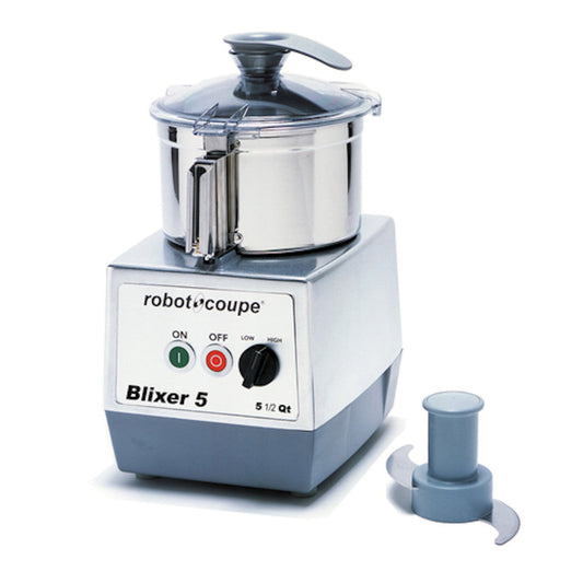 Robot Coupe BLIXER5 Food Processor with 5.5 Qt Stainless Steel Bowl - RCBLIXER5
