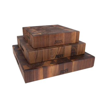 John Boos WAL-CCB183-S Walnut Chopping Block 18" x 18" - JBWALCCB183S