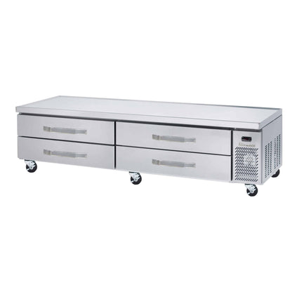 Blue Air BACB74M-HC | 74" Wide 4 Drawer Chef Base Refrigerator - BACB74M-HC