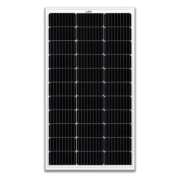 Bluetti AC200MAX 2048Wh 2200W Solar Generator + 100W Rigid Monocrystalline Solar Panel Kit