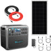 Bluetti AC200P 2000Wh 2000W Solar Generator + 200W Rigid Monocrystalline Solar Panel Kit