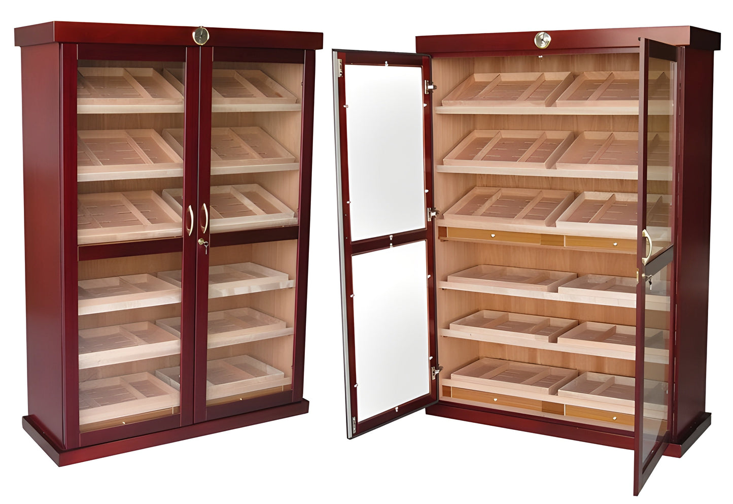 Prestige Import Group Bermuda Humidor Brown - BRMDA