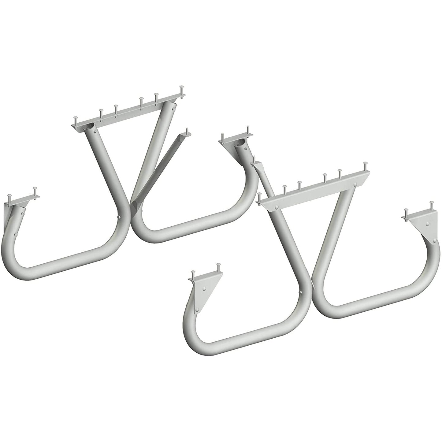 Pilot Rock 2 Pack 6'/8' Outdoor Steel Non Tip Picnic Table Leg Kits (Frame Only) - 415897
