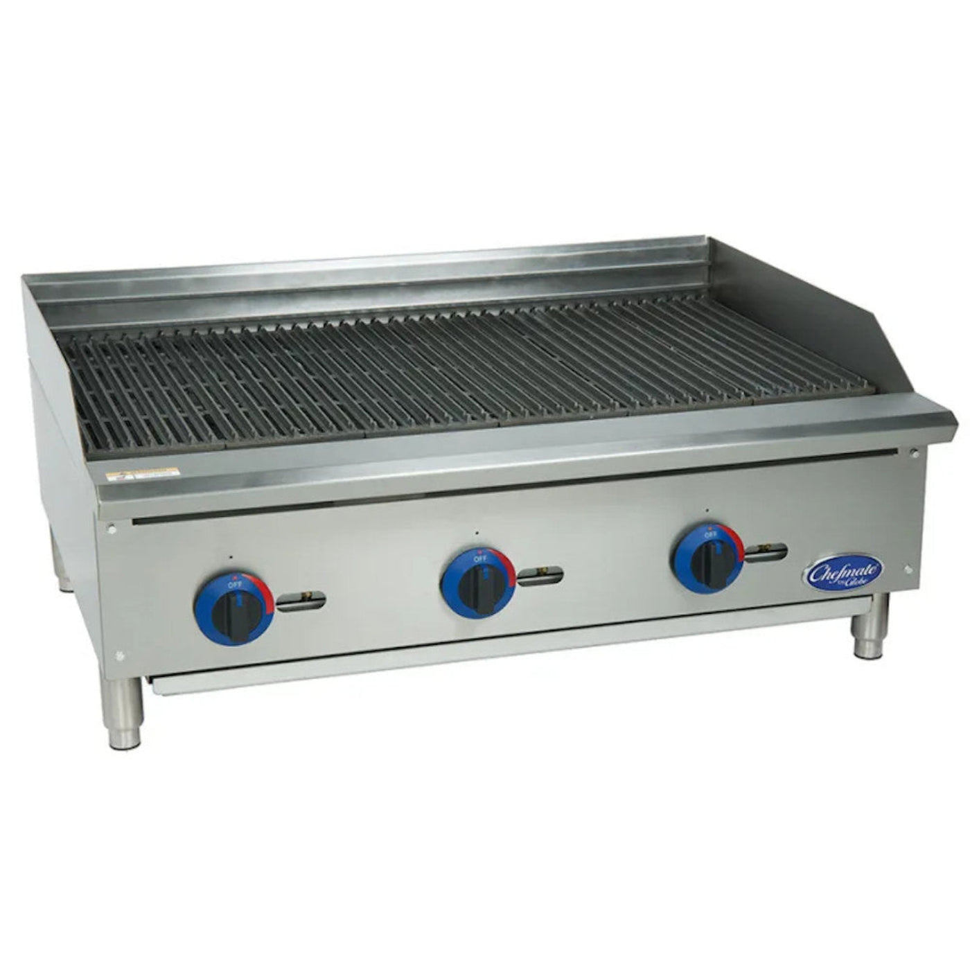 Globe C36CB-SR Chefmate 36" Gas Charbroiler - 105,000 BTU - GLC36CBSR