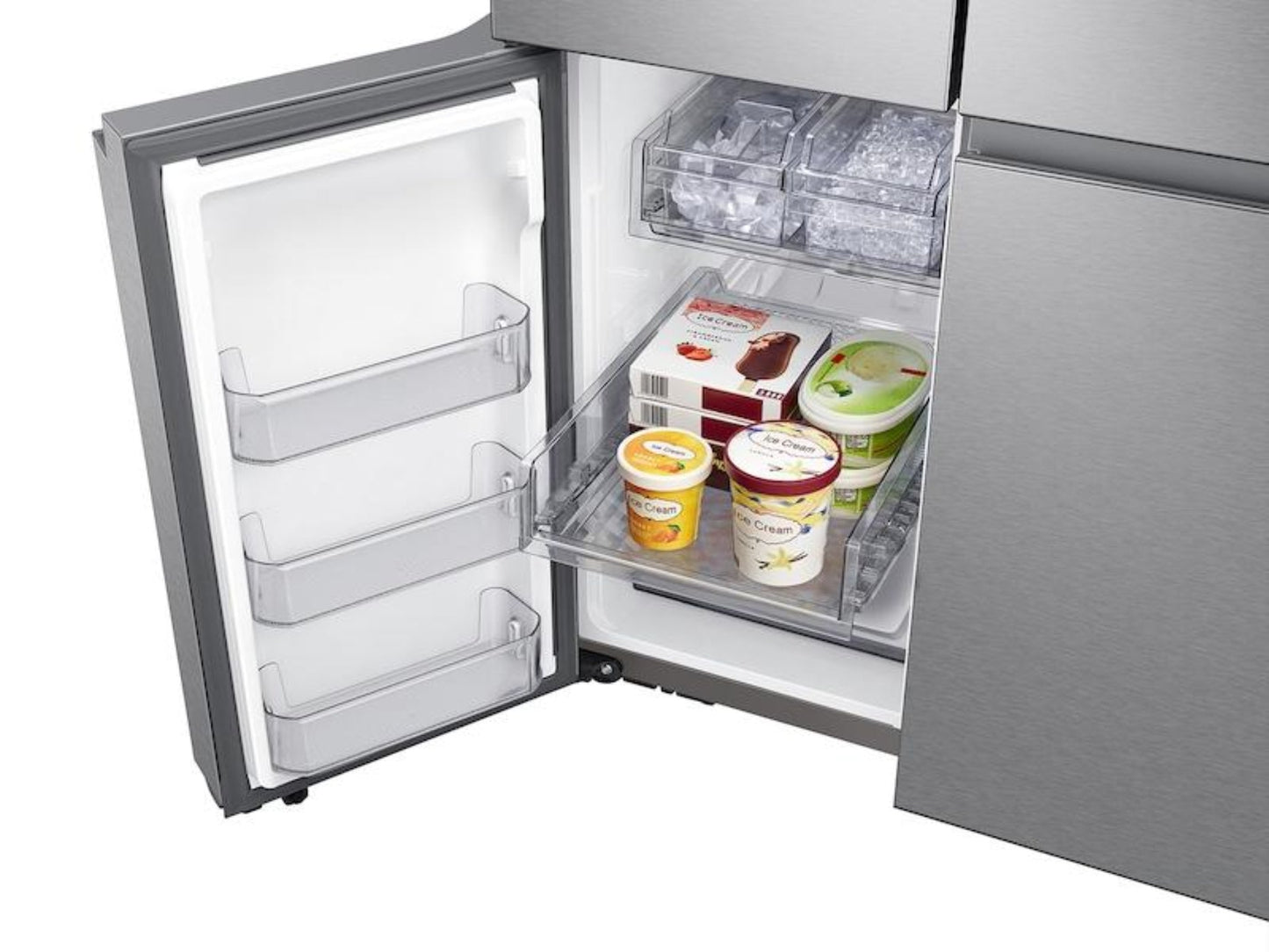 Samsung 23 cu. ft. Smart Counter Depth 4-Door Flex Refrigerator with AutoFill Water Pitcher - RF23A9071SR-KT
