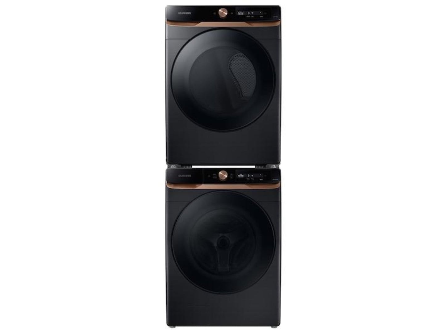 SAMSUNG 7.5 cu. ft. AI Smart Dial Electric Dryer with Super Speed Dry and MultiControl(TM) in Brushed Black - DVE46BG6500VA3-KT