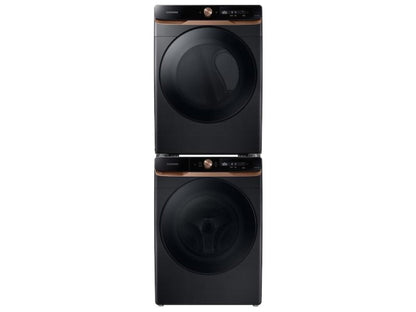 SAMSUNG 7.5 cu. ft. AI Smart Dial Electric Dryer with Super Speed Dry and MultiControl(TM) in Brushed Black - DVE46BG6500VA3-KT