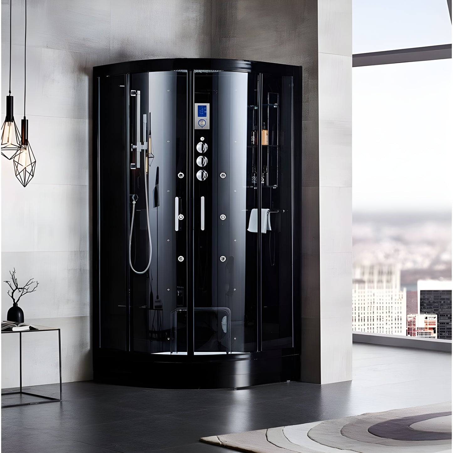 Sauna Hammam SHOWER CABIN HAMMAM ARCHIPEL QDR 100C BLACK - MK53016127