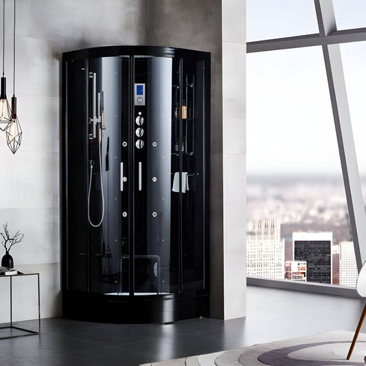 Sauna Hammam SHOWER CABIN HAMMAM ARCHIPEL QDR 80C BLACK - MK53016811