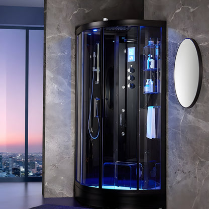 Sauna Hammam SHOWER CABIN HAMMAM ARCHIPEL QDR 90C BLACK - MK53016810