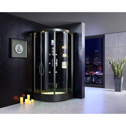Sauna Hammam SHOWER CABIN HAMMAM ARCHIPEL QDR 90C BLACK - MK53016810
