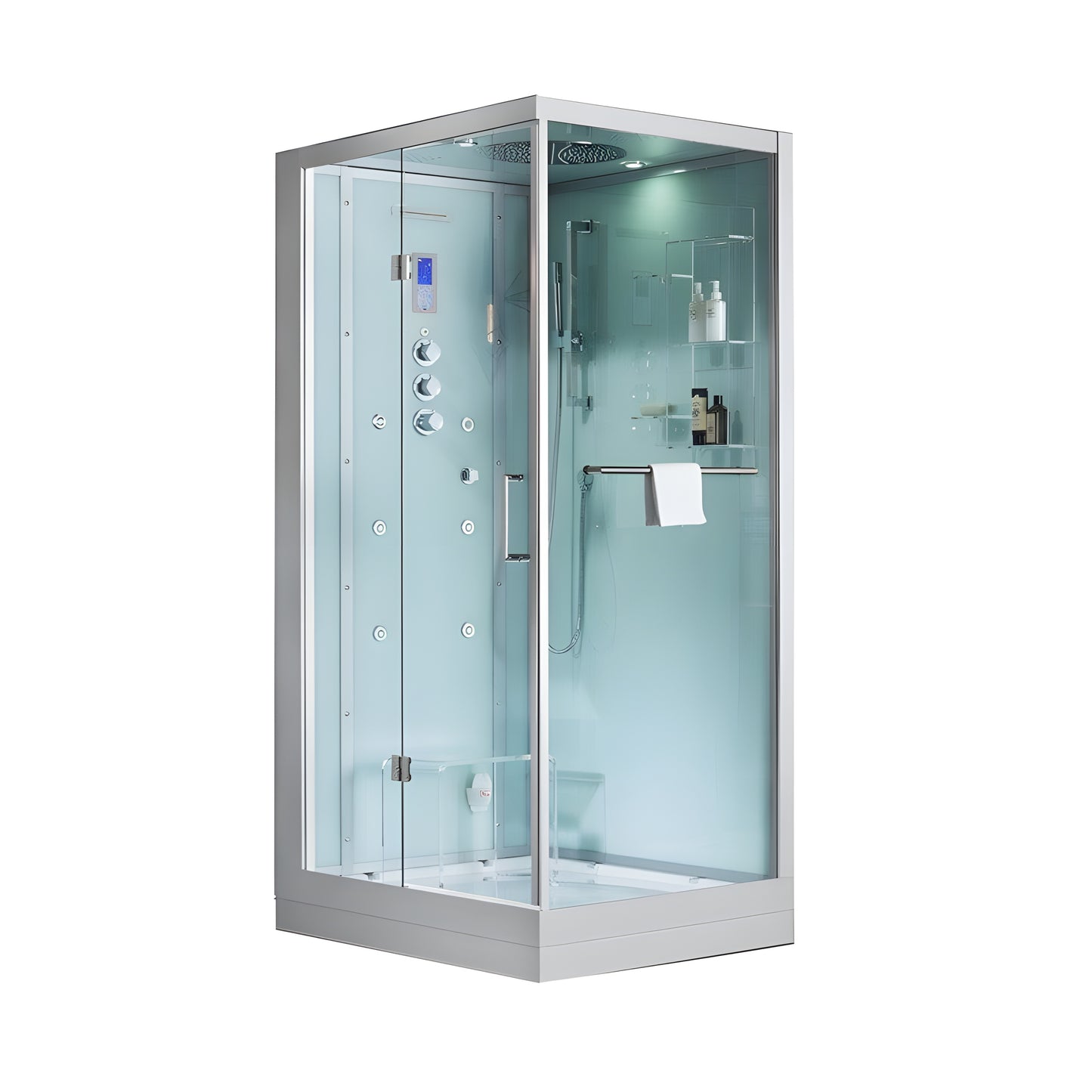 Sauna Hammam HAMMAM SHOWER CABIN DUO ARCHIPEL PRO 120G WHITE (120X85CM) - 2 PLACES - MK530196891