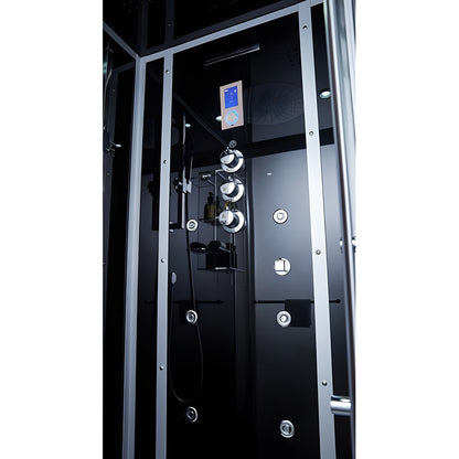 Sauna Hammam HAMMAM SHOWER CABIN DUO ARCHIPEL PRO 120D BLACK (120X85CM) - 2 PLACE
