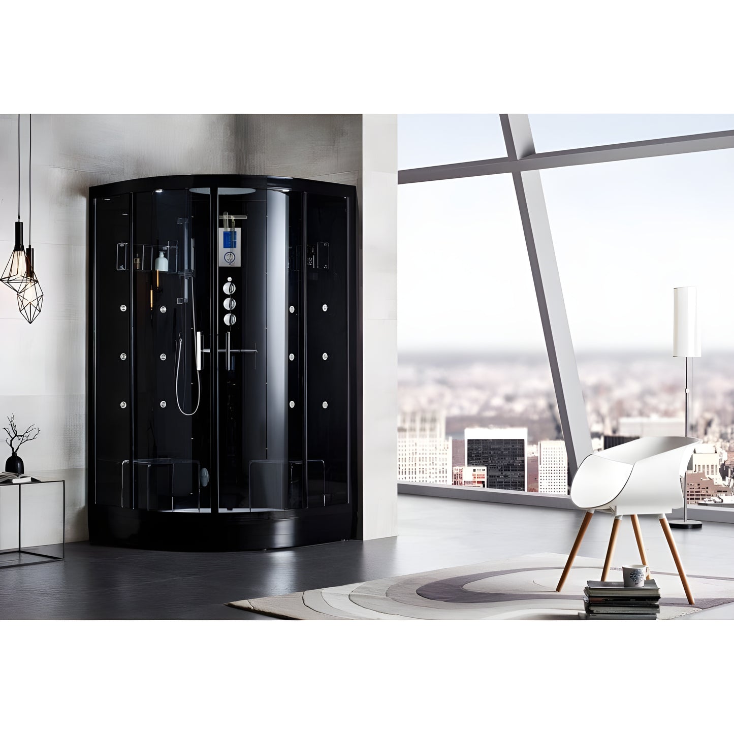 Sauna Hammam SHOWER CABIN HAMMAM DUO ARCHIPEL QDR 115C BLACK - MK53016813
