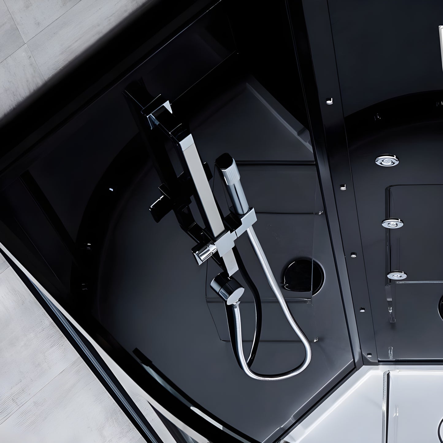 Sauna Hammam SHOWER CABIN HAMMAM DUO ARCHIPEL QDR 115C BLACK - MK53016813