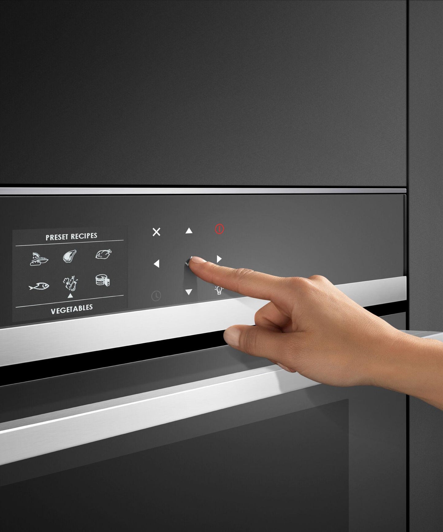 FISHER & PAYKEL OS24NDB1 Combination Steam Oven, 24", 9 Function - OS24NDB1-KT