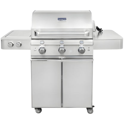 Saber Grills Elite 4-Burner Built-In Grill, Natural Gas - R67SB1017