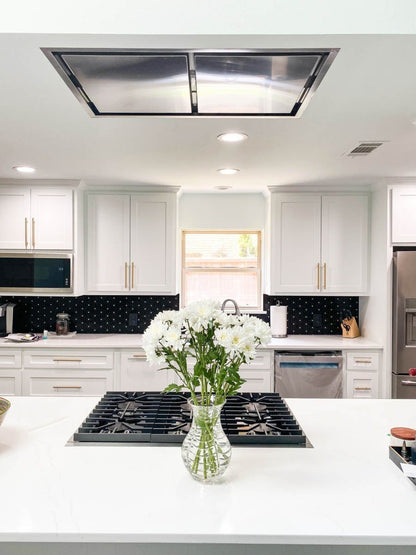Proline Ceiling Flush Range Hood in 42 inches wide, 1200 CFM, Stainless Steel Finish - PLFI Flush Mount Island Pro.42