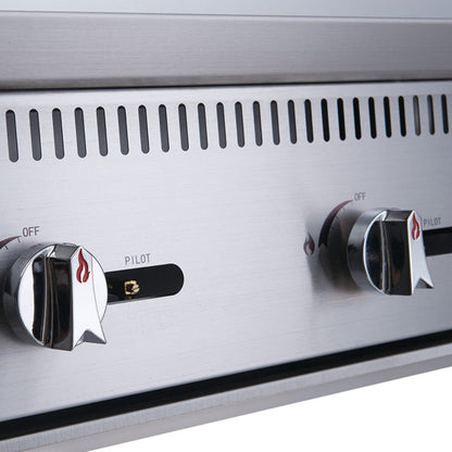 Chef AAA Commercial 48 in. Countertop Charbroiler - TCCB48