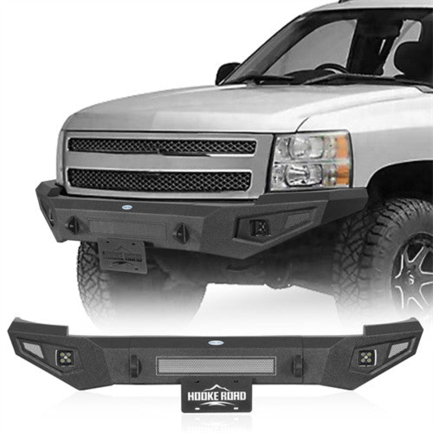 07-13 Chevy Silverado 1500 Front Bumper 2nd Generation - Hooke Road - HE.9033