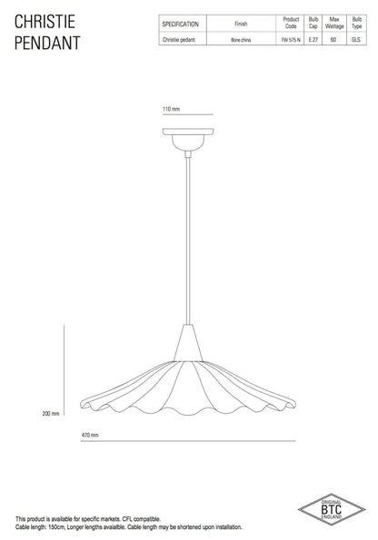 Original BTC Christie Pendant
