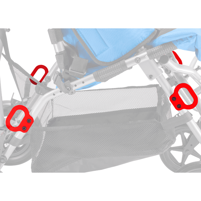 Circle Specialty Bus Transit Tie-Downs for Strive Adaptive Stroller