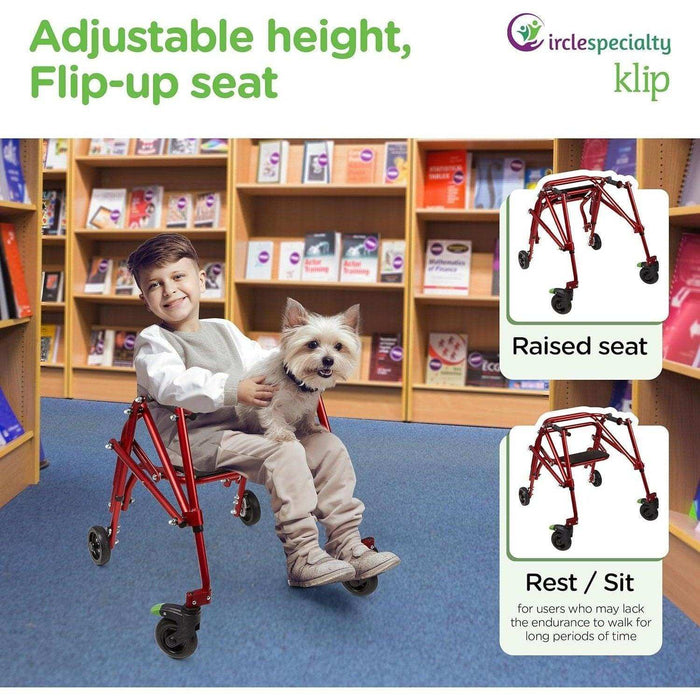 Circle Specialty Klip 4 Wheeled Walker