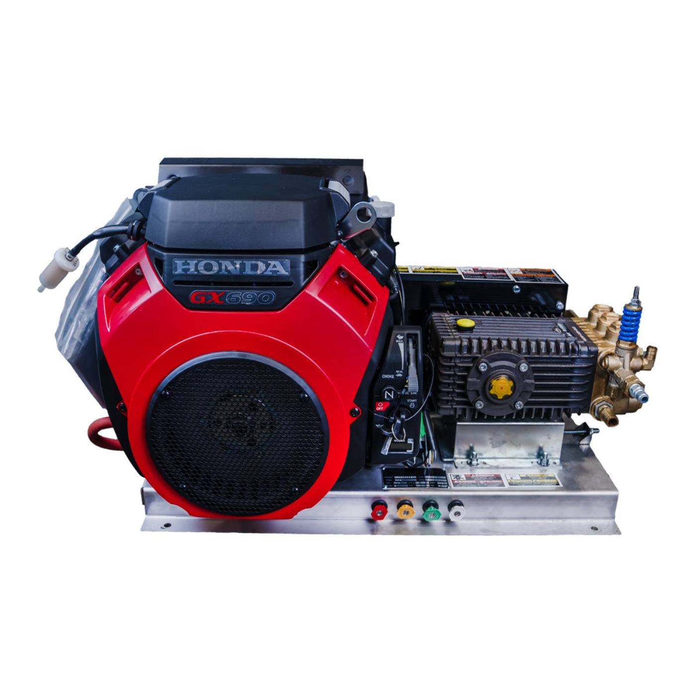 CleanFreakSkid Mount Honda GX690 Engine w/ 8.0 GPM General Pump Pressure Washer -  (Gas) - 3,500 PSI - WET-ACF4-1000