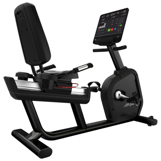 Life Fitness Club Series+ Recumbent Bike - CSR-SE424-BLKF-DOM14