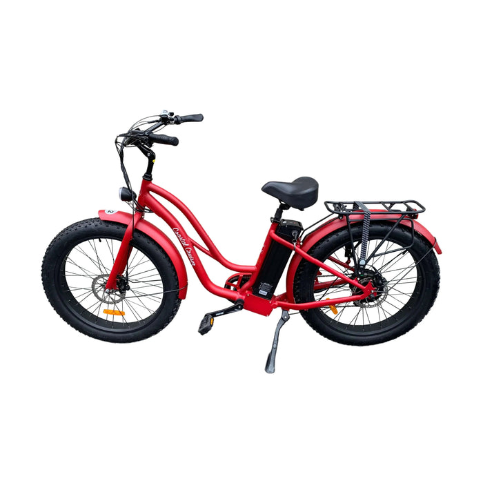 Coastal Cruiser Fat Tire Step-Thru 26x4 52V/21Ah 750W Beach Cruiser Electric Bike