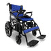 ComfyGO 6011 Folding Electric Wheelchair Blue / 13+ miles / 12AH Battery