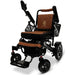 ComfyGO Majestic IQ-7000 Remote Controlled Folding Electric Wheelchair Black / Taba / Manual Folding