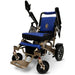 ComfyGO Majestic IQ-7000 Remote Controlled Folding Electric Wheelchair Bronze / Blue / Manual Folding