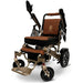 ComfyGO Majestic IQ-7000 Remote Controlled Folding Electric Wheelchair Bronze / Taba / Manual Folding