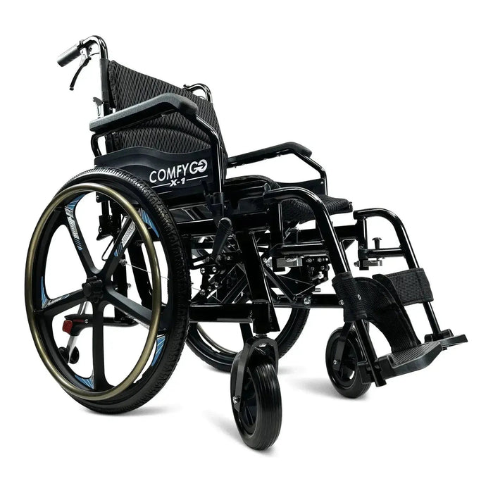 ComfyGO X-1 Manual Folding Lightweight Manual Wheelchair