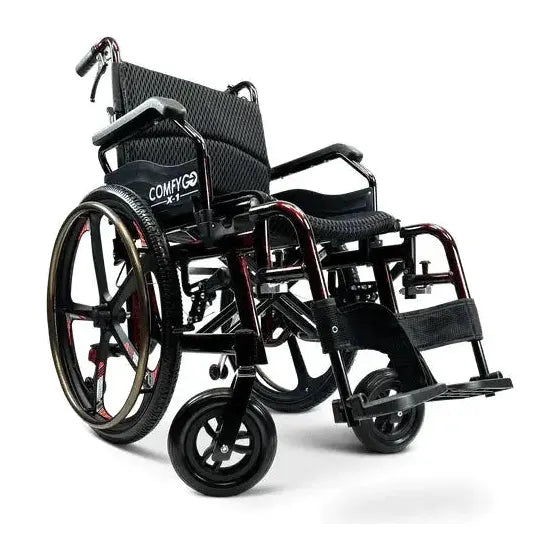 ComfyGO X-1 Manual Folding Lightweight Manual Wheelchair