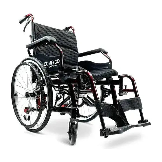 ComfyGO X-1 Manual Folding Lightweight Manual Wheelchair