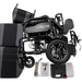 ComfyGO X-9 Remote Controlled Foldable Electric Wheelchair with Automatic Recline & Lifting Leg Rests