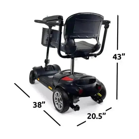 ComfyGo Z-4 500W Electric Lightweight 4-Wheel Mobility Scooter with Detachable Frame