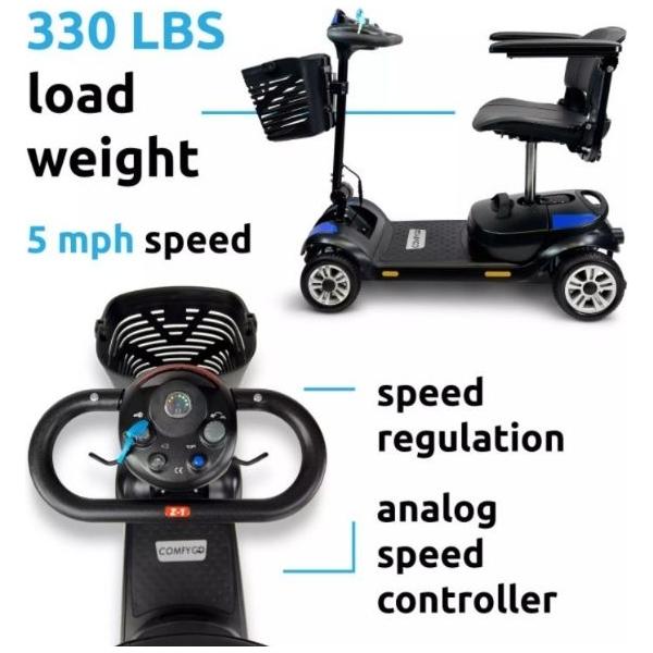 ComfyGO Z-4 Portable Electric Mobility Scooter