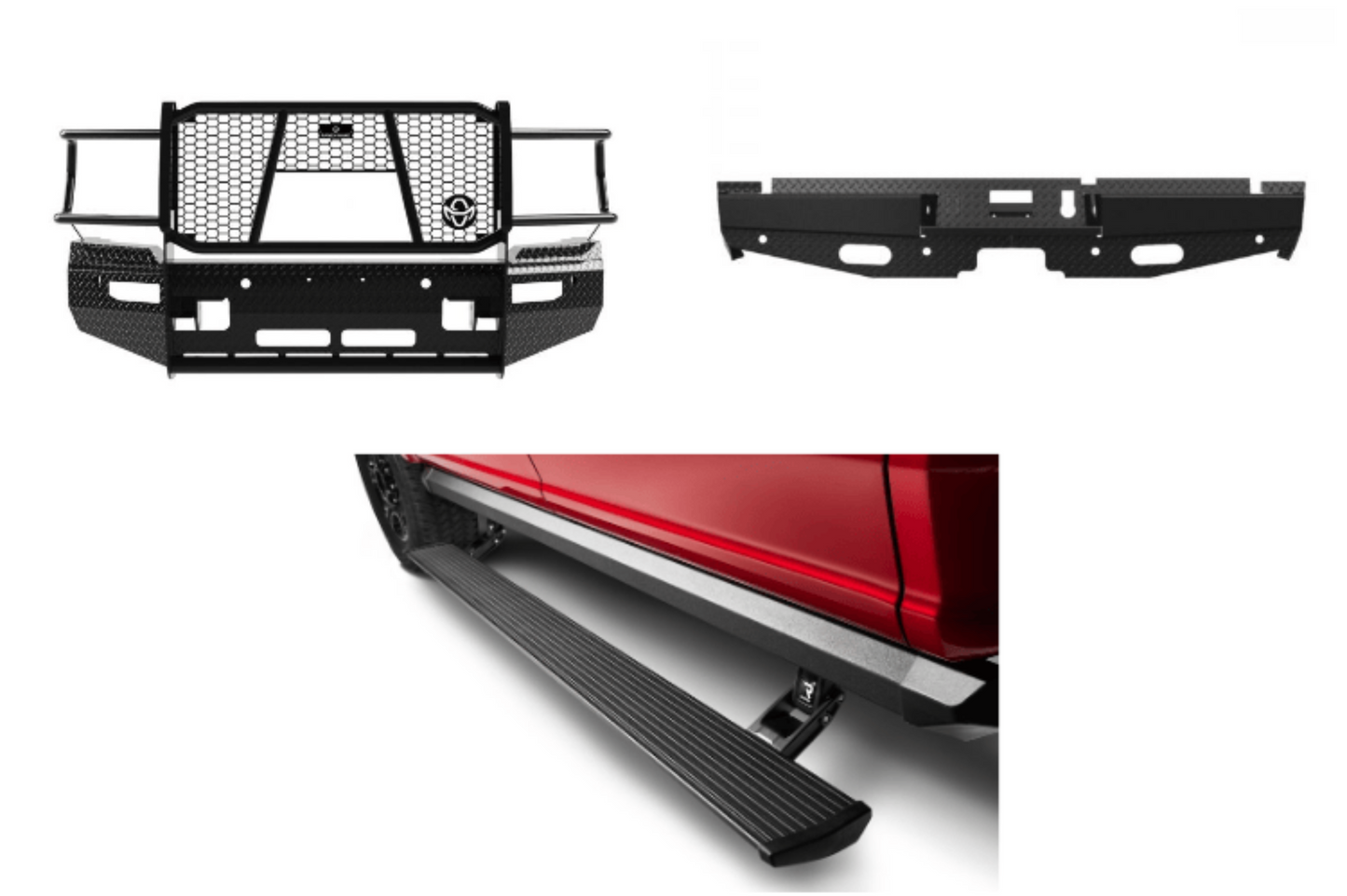 2024 Dodge Ram 2500 Complete Protection Kit - Ranch Hand +AMP Research Steps - complete-protection-kit-11