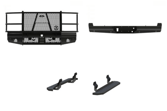 2023 Ford F250 Superduty Complete Protection Kit - Ranch Hand + Aries Steps - complete-protection-kit-5