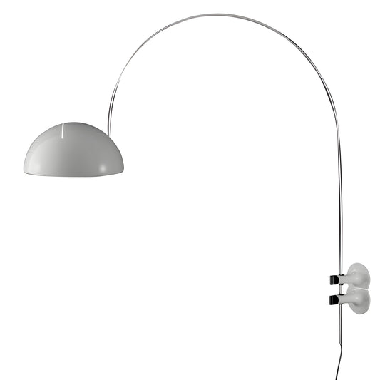 Oluce Coupé Arched Wall Lamp - OL-COUPE-1159R-WH