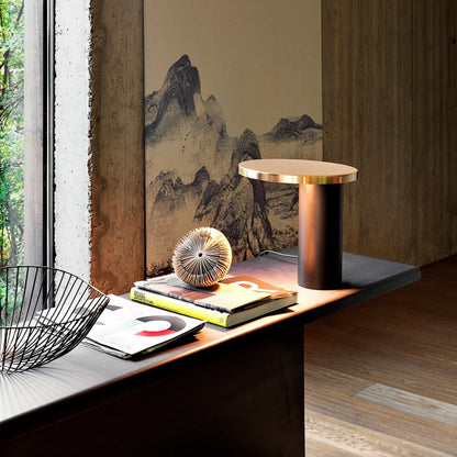 Oluce Cylinda Table Lamp - OL-CYLINDA-218-BL
