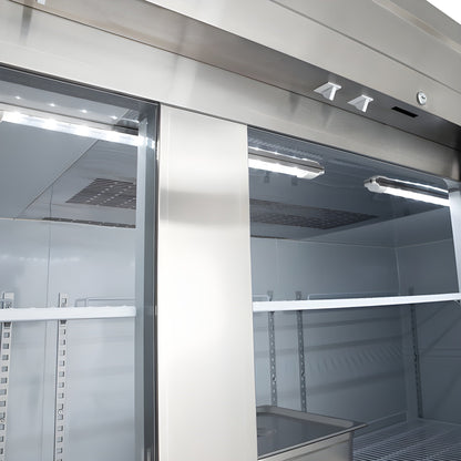 Maxx Cold V-Series 3 Door Reach-In Refrigerator, Bottom Mount, in Stainless Steel -  MVR-72FDHC