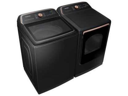 SAMSUNG 7.4 CF SMART ELECTRIC DRYER W STEAM SANITIZE+ AND SENSOR DRY - DVE55A7700V-KT